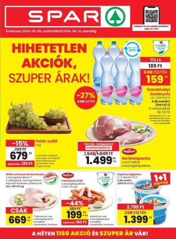Újság SPAR - 2024.08.08 - 2024.08.14.