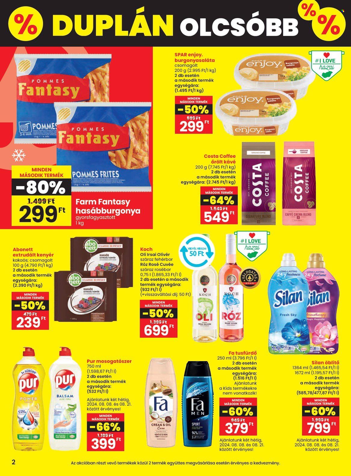 SPAR akciós újságok - 2024.08.08 - 2024.08.14. Oldal 2