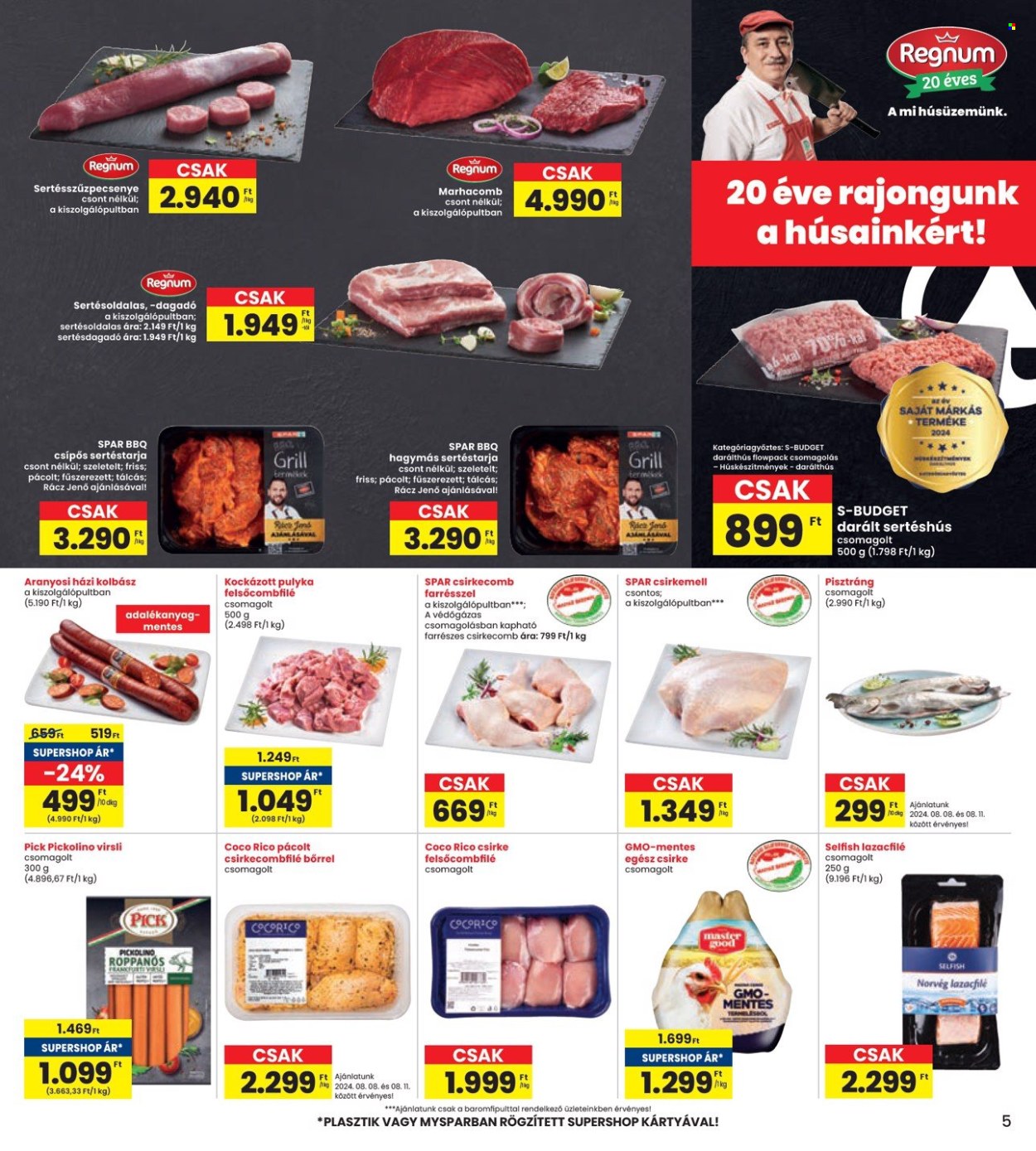 INTERSPAR akciós újságok - 2024.08.08 - 2024.08.14. Oldal 5