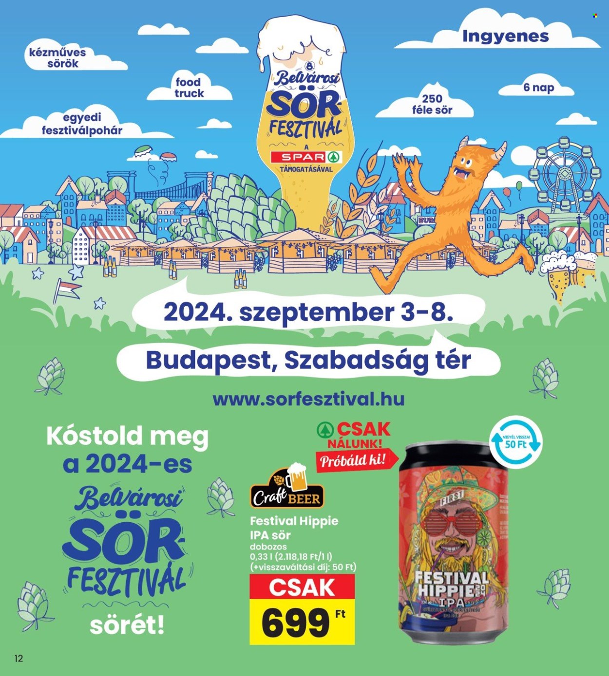 INTERSPAR akciós újságok - 2024.08.08 - 2024.08.14. Oldal 12