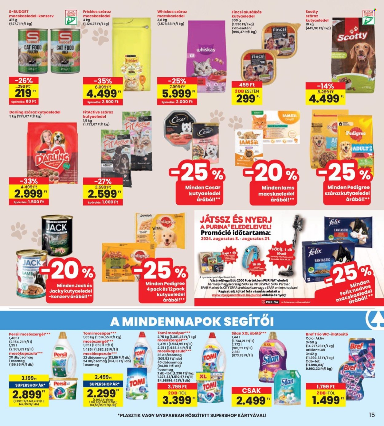 INTERSPAR akciós újságok - 2024.08.08 - 2024.08.14. Oldal 15