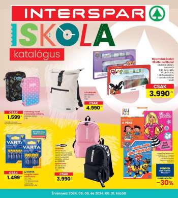 Újság INTERSPAR - 2024.08.08 - 2024.08.21.