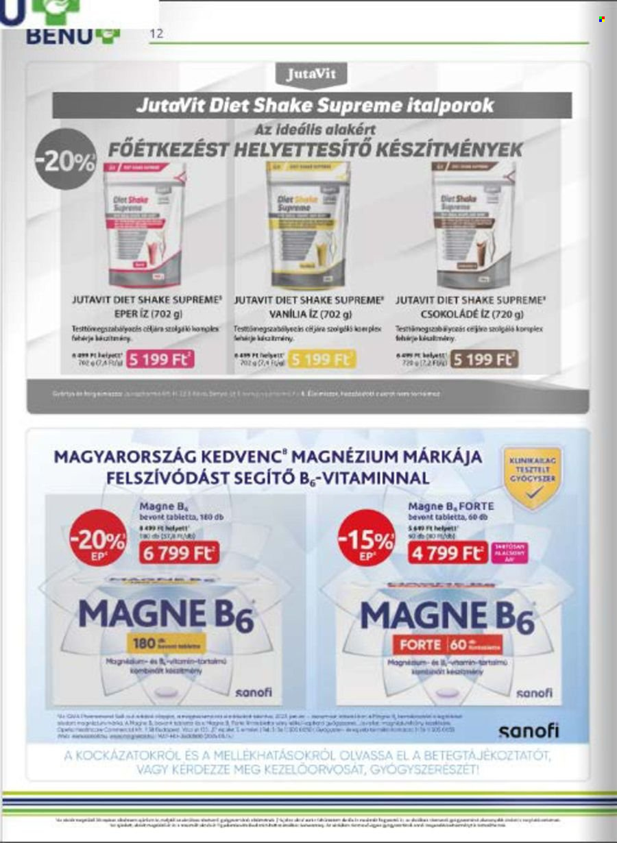 BENU Gyógyszertár akciós újságok - 2024.08.01 - 2024.08.31. Oldal 12