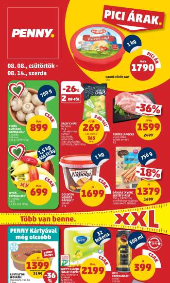 Újság Penny Market - 2024.08.08 - 2024.08.14.