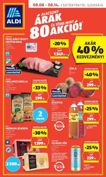 Újság Aldi - 2024.08.08 - 2024.08.14.