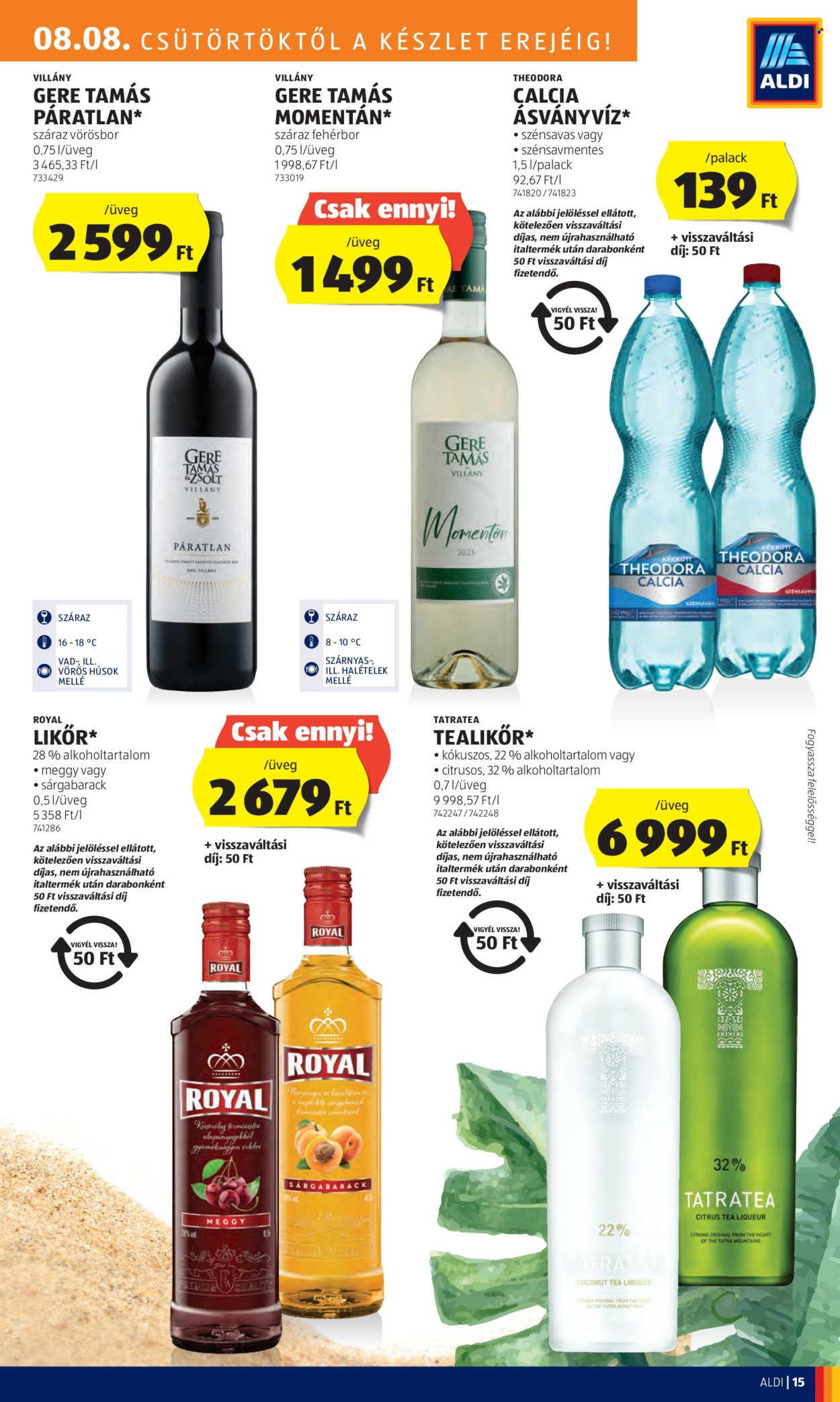 Aldi akciós újságok - 2024.08.08 - 2024.08.14. Oldal 17