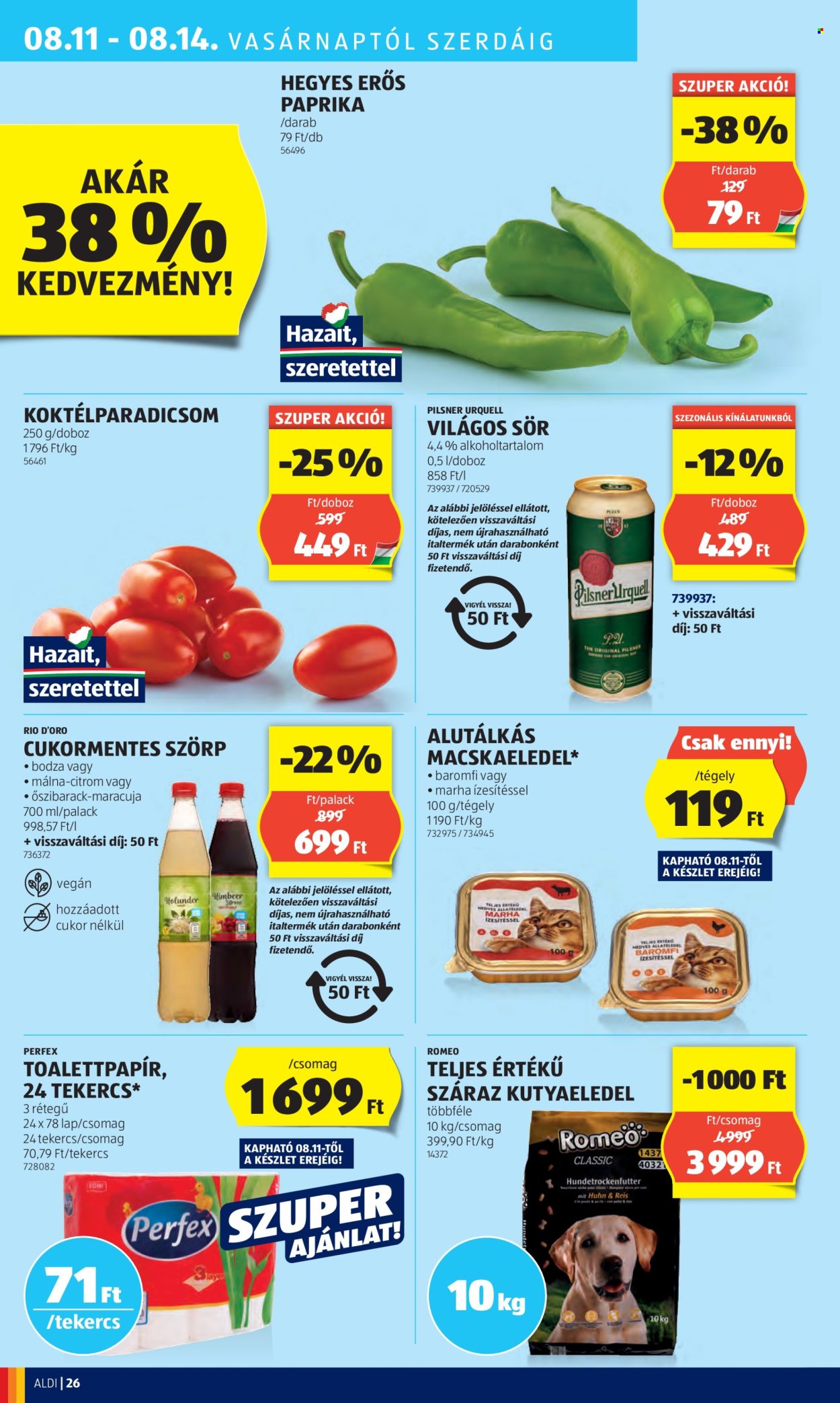 Aldi akciós újságok - 2024.08.08 - 2024.08.14. Oldal 30