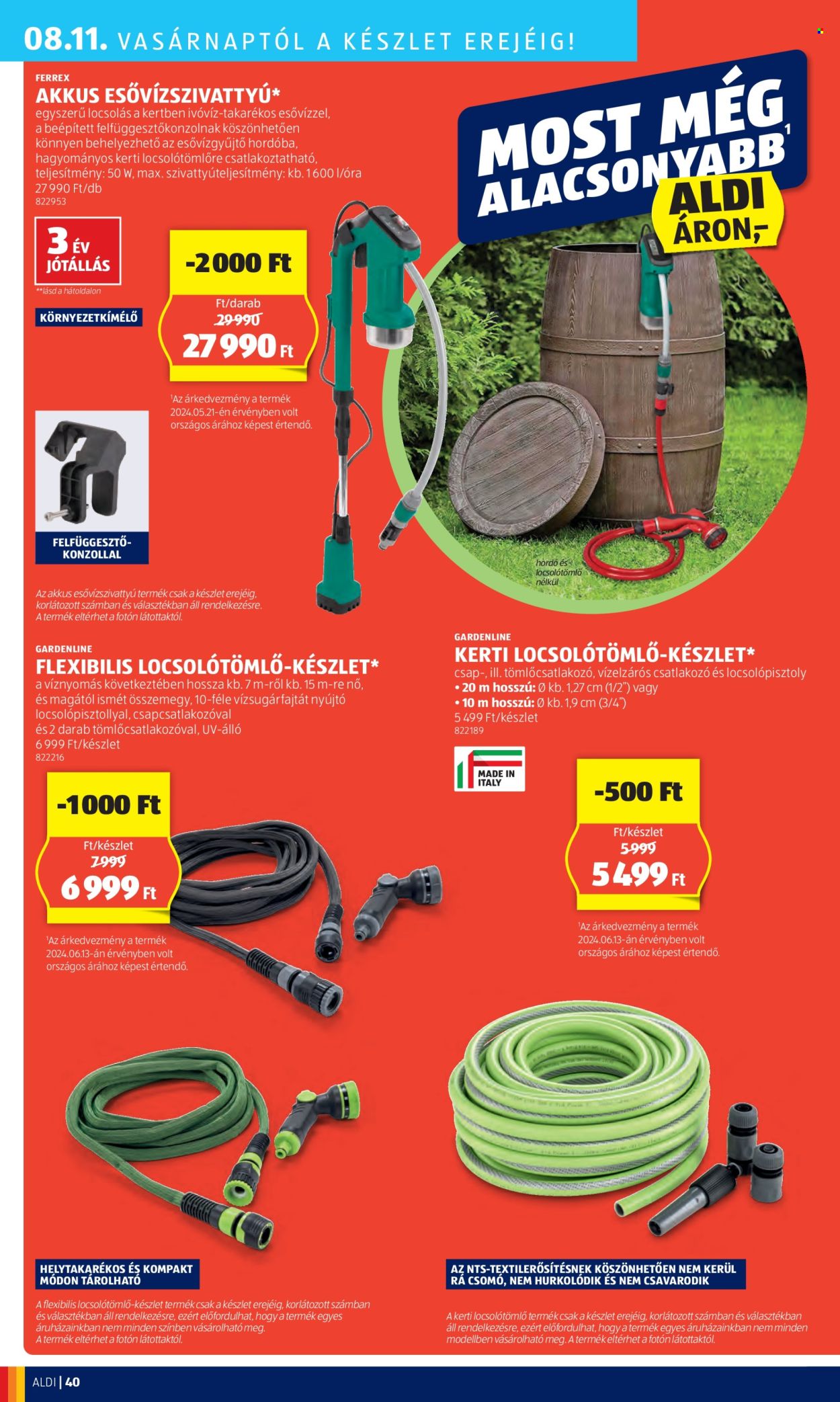 Aldi akciós újságok - 2024.08.08 - 2024.08.14. Oldal 44