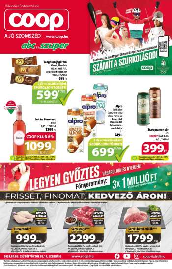 Újság Coop - 2024.08.08 - 2024.08.14.