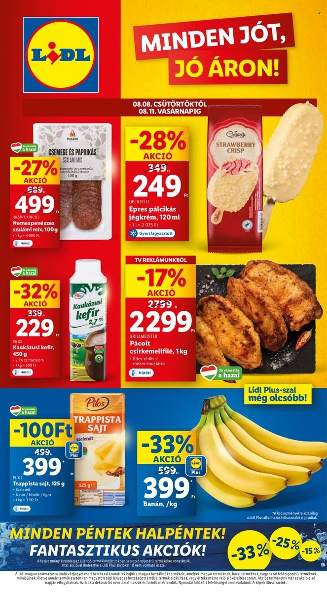 Lidl akciós újságok - 2024.08.08 - 2024.08.14. Oldal 1