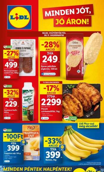 Újság Lidl - 2024.08.08 - 2024.08.14.