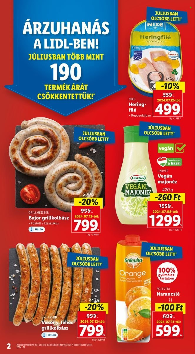 Lidl akciós újságok - 2024.08.08 - 2024.08.14. Oldal 2