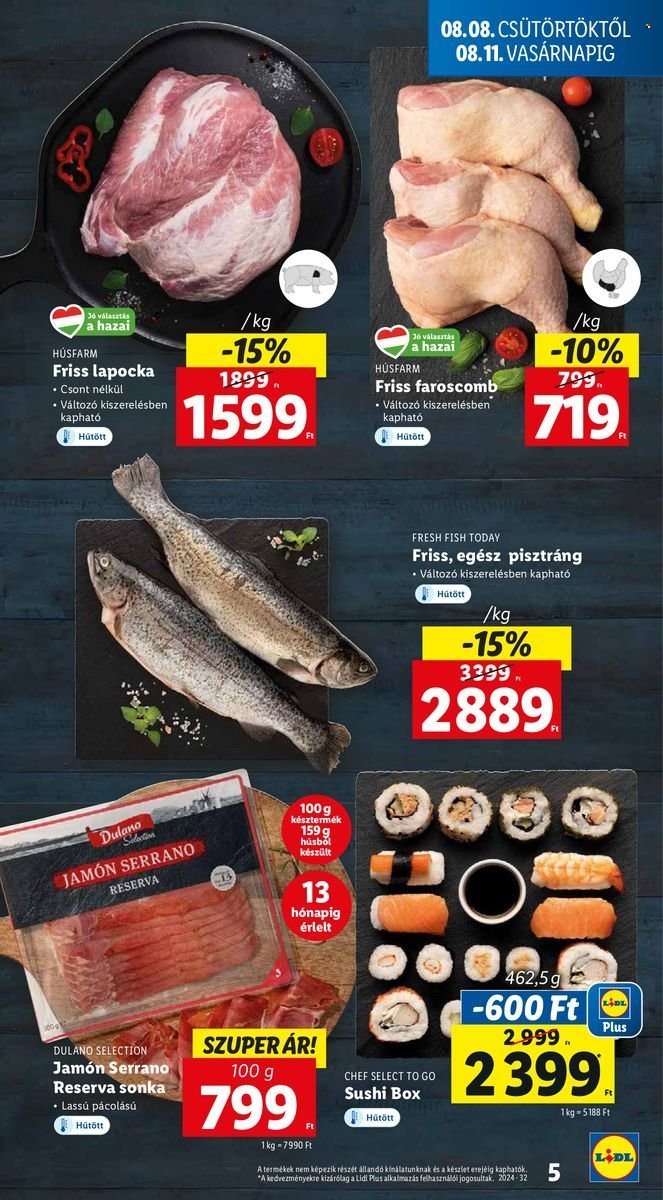 Lidl akciós újságok - 2024.08.08 - 2024.08.14. Oldal 5
