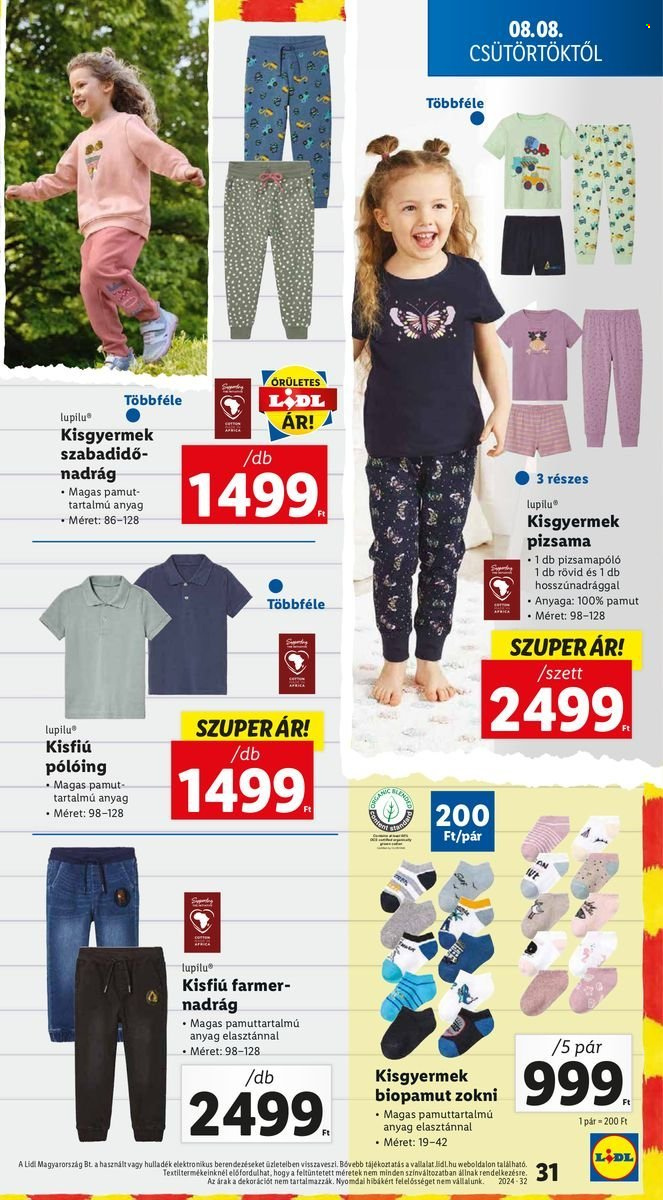 Lidl akciós újságok - 2024.08.08 - 2024.08.14. Oldal 31