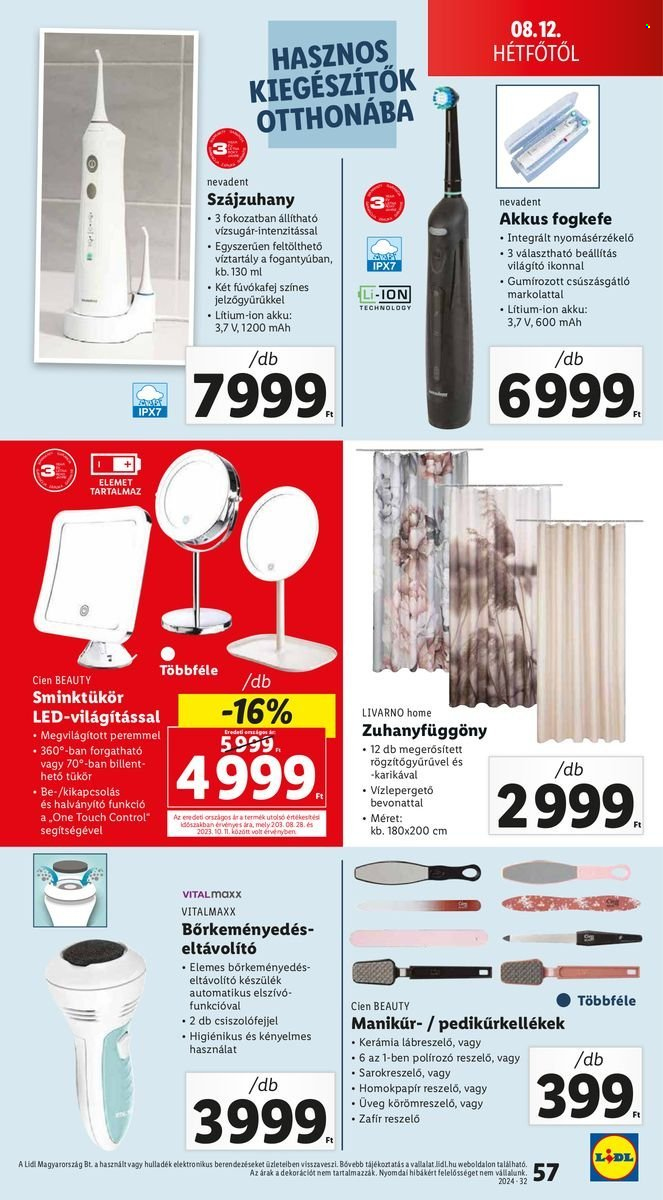 Lidl akciós újságok - 2024.08.08 - 2024.08.14. Oldal 57