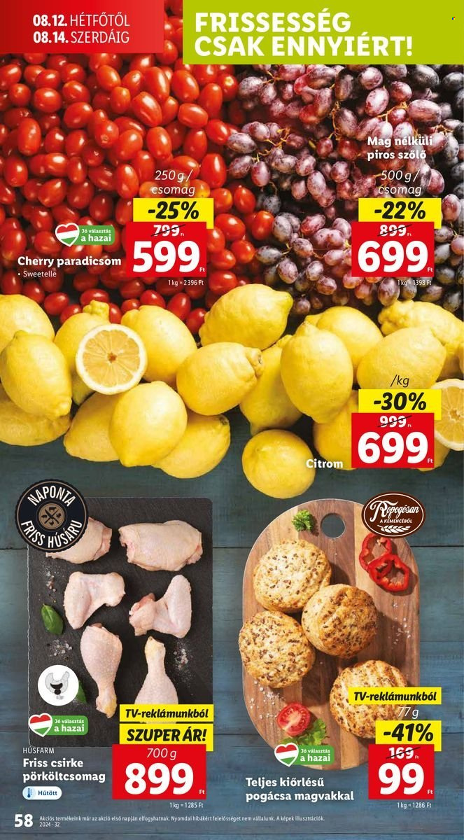 Lidl akciós újságok - 2024.08.08 - 2024.08.14. Oldal 58