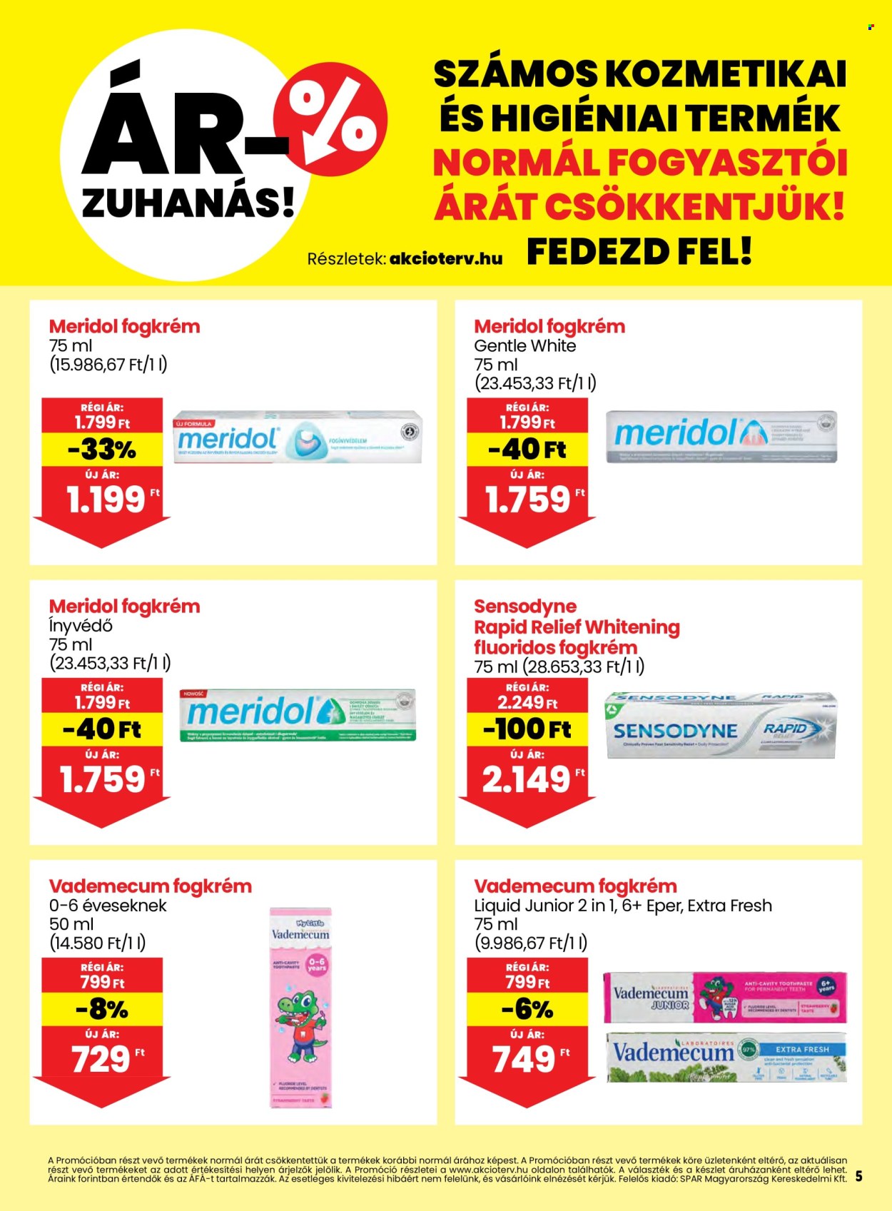 SPAR akciós újságok. Oldal 5