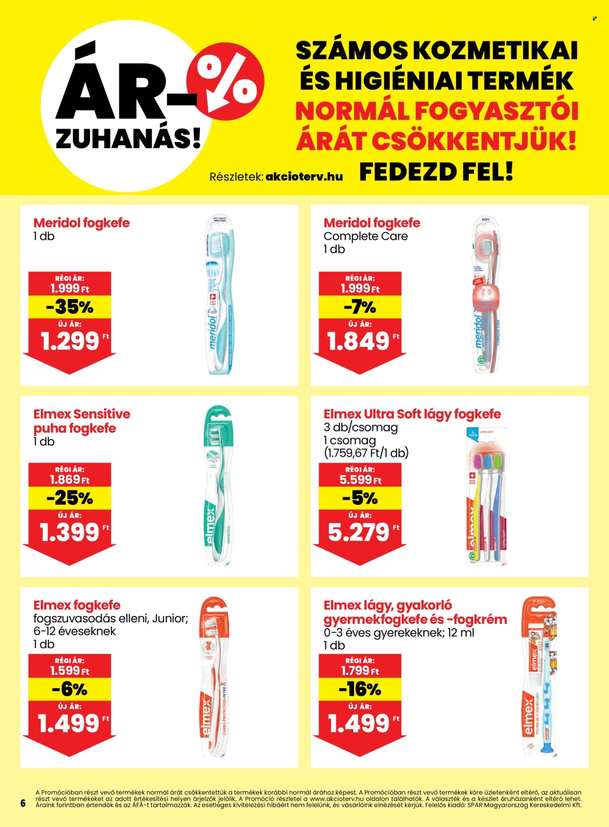 SPAR akciós újságok. Oldal 6
