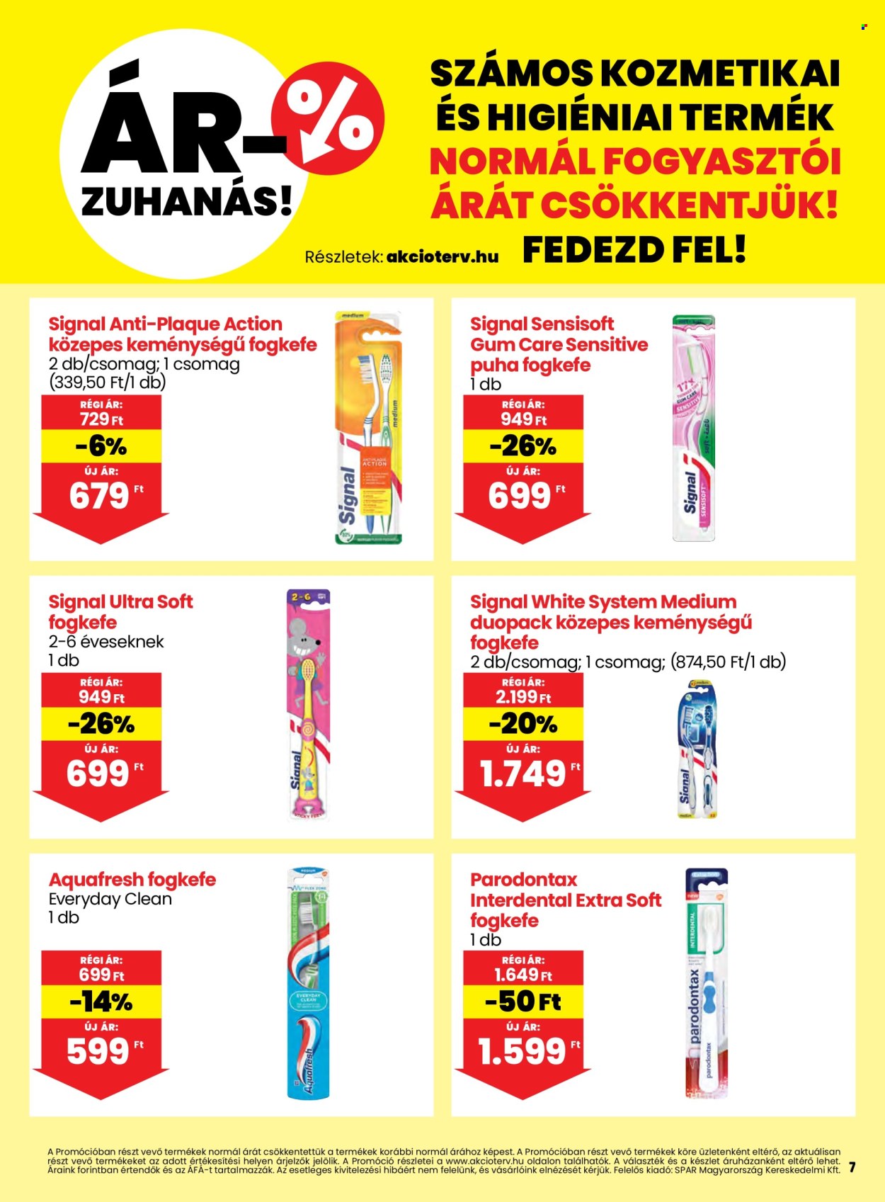 SPAR akciós újságok. Oldal 7