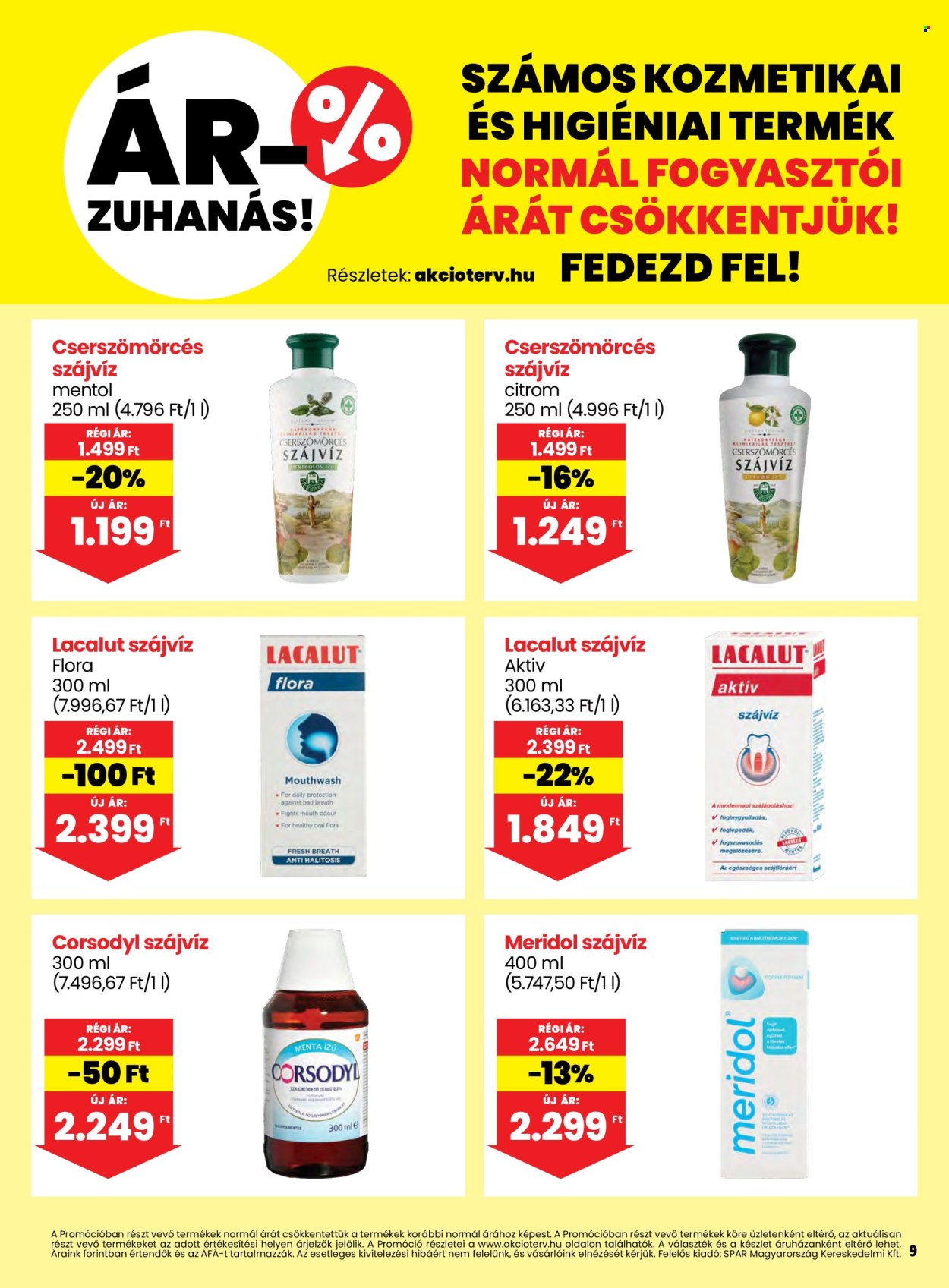SPAR akciós újságok. Oldal 9