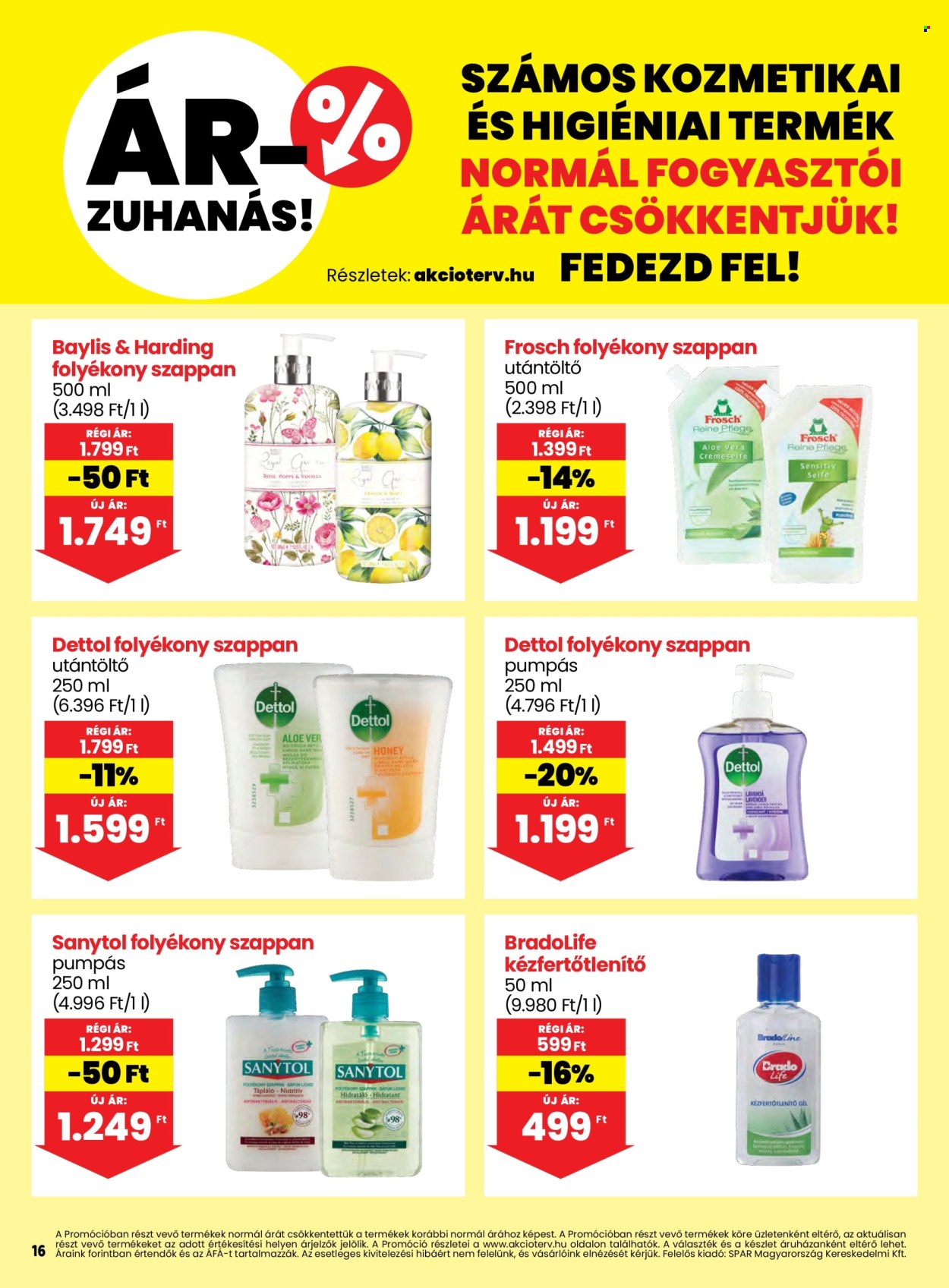 SPAR akciós újságok. Oldal 16
