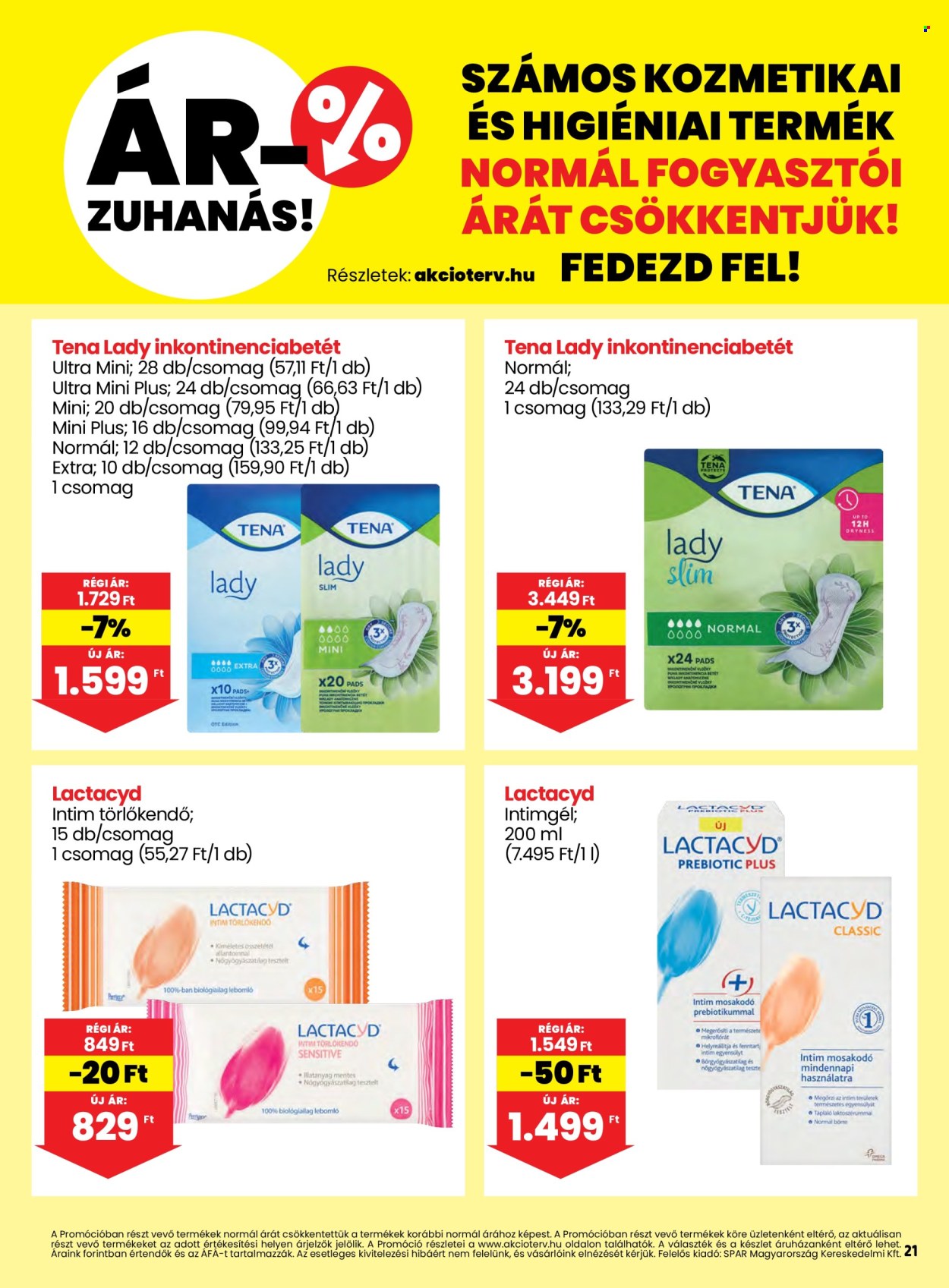 SPAR akciós újságok. Oldal 21