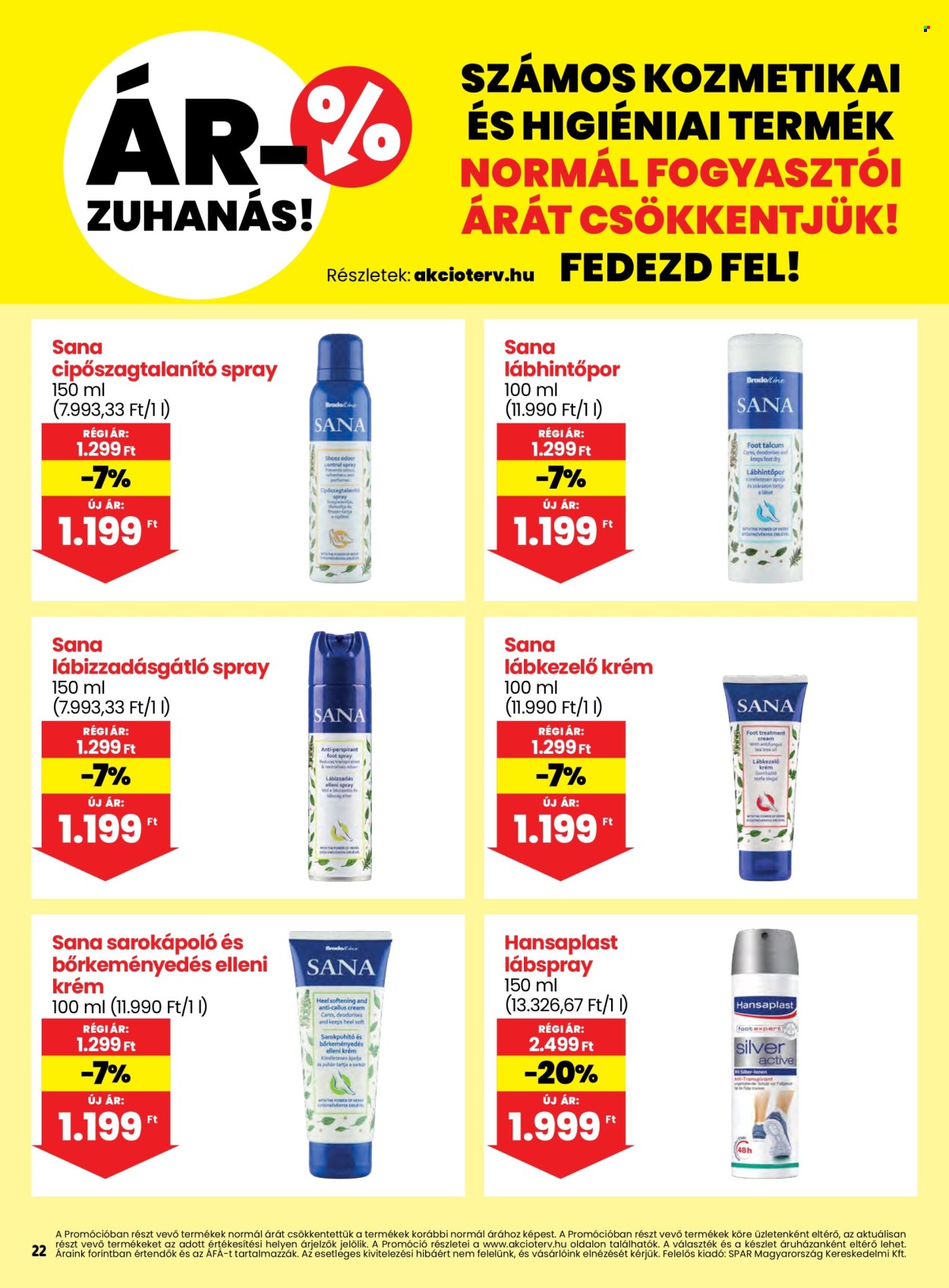 SPAR akciós újságok. Oldal 22