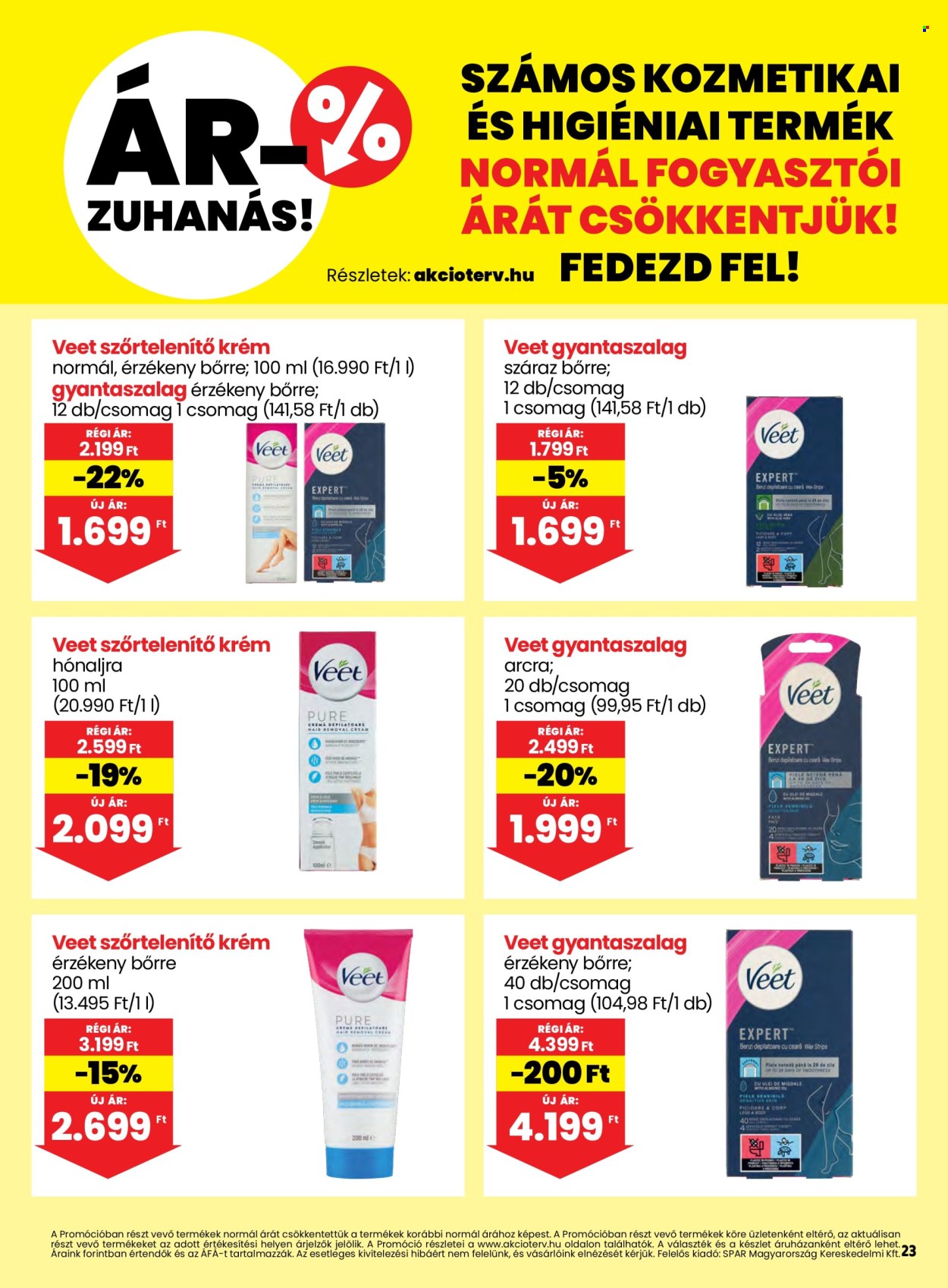 SPAR akciós újságok. Oldal 23