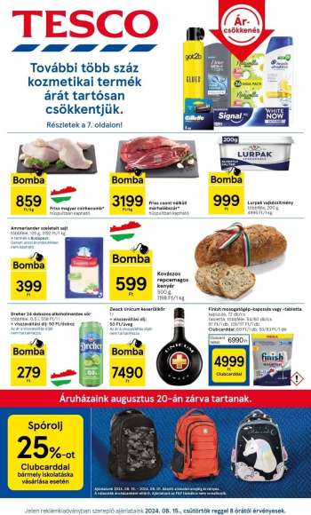 Újság TESCO - 2024.08.15 - 2024.08.21.