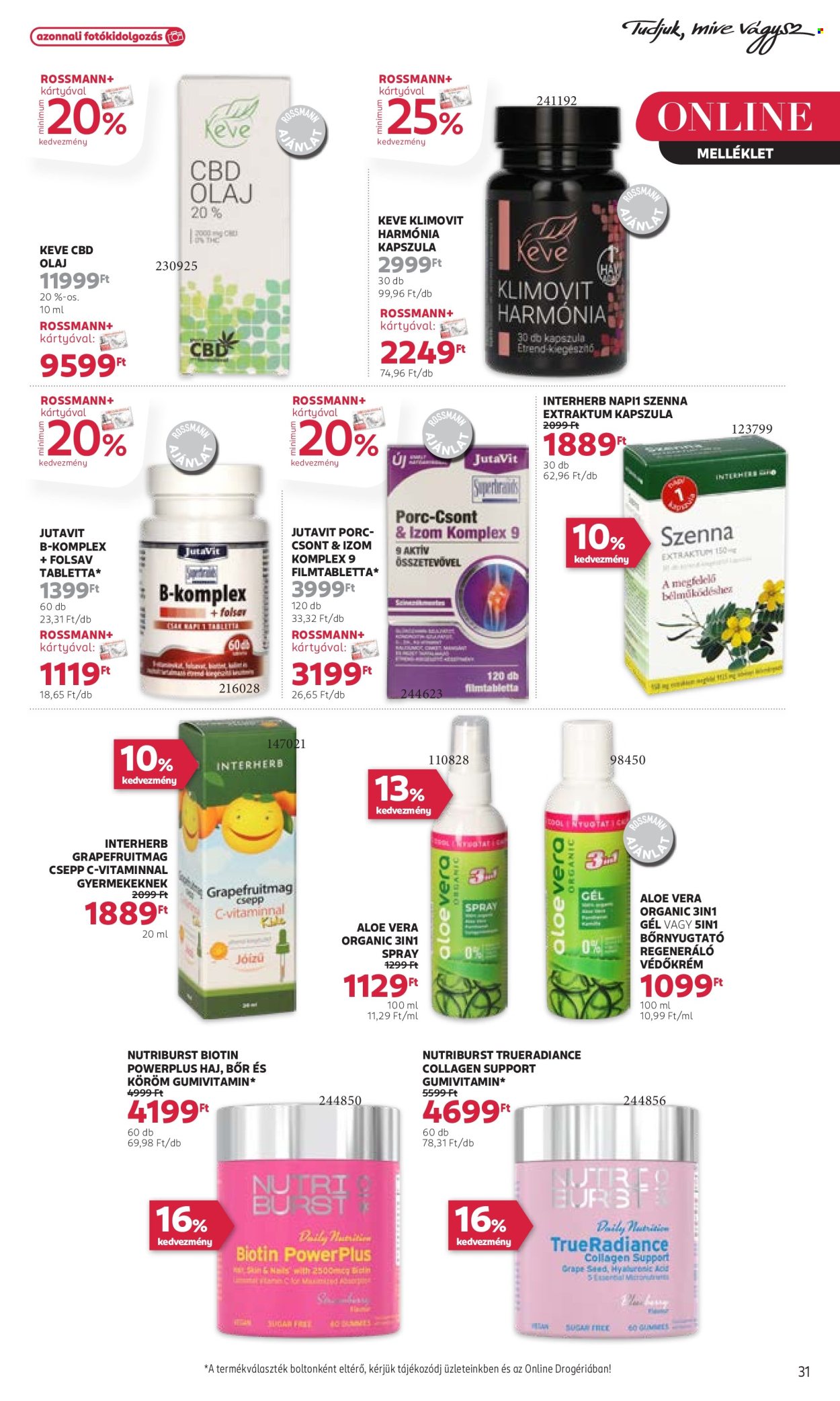 Rossmann akciós újságok - 2024.08.12 - 2024.08.23. Oldal 33