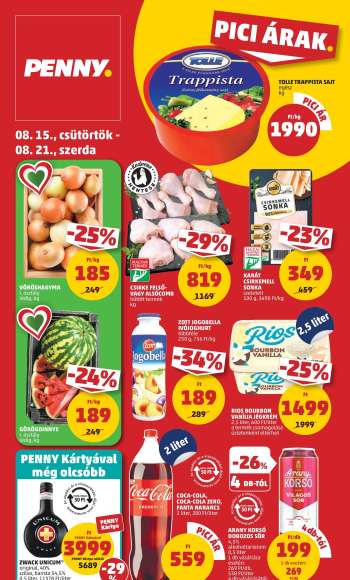 Újság Penny Market - 2024.08.15 - 2024.08.21.