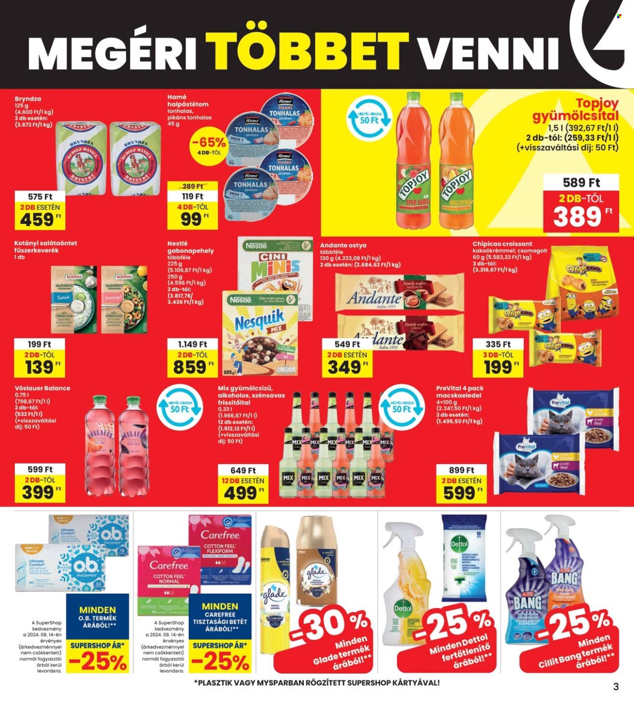 INTERSPAR akciós újságok - 2024.08.15 - 2024.08.21. Oldal 3