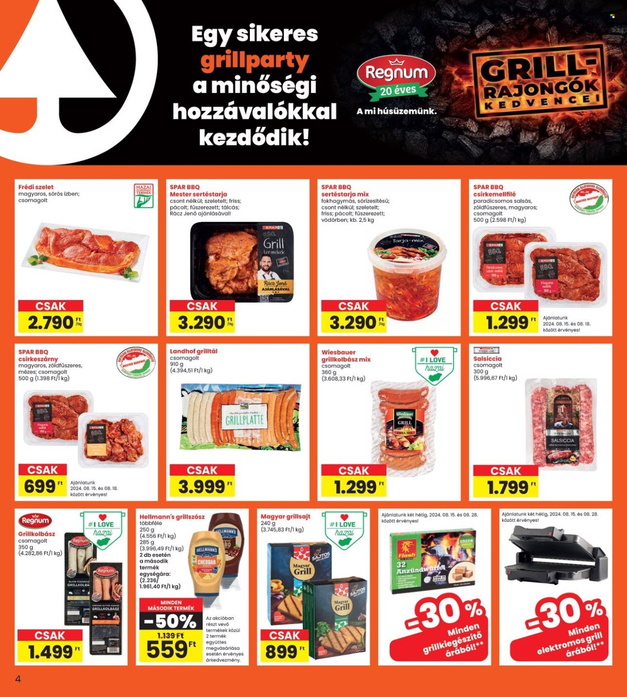 INTERSPAR akciós újságok - 2024.08.15 - 2024.08.21. Oldal 4