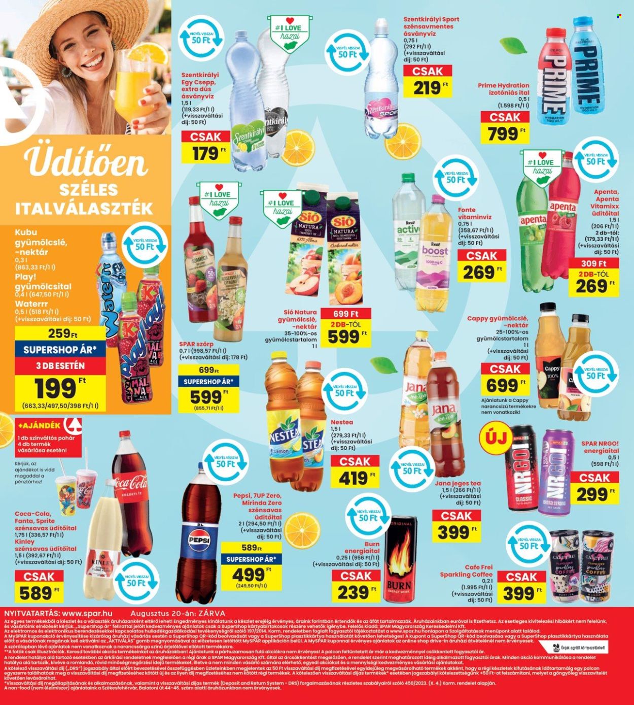 INTERSPAR akciós újságok - 2024.08.15 - 2024.08.21. Oldal 15