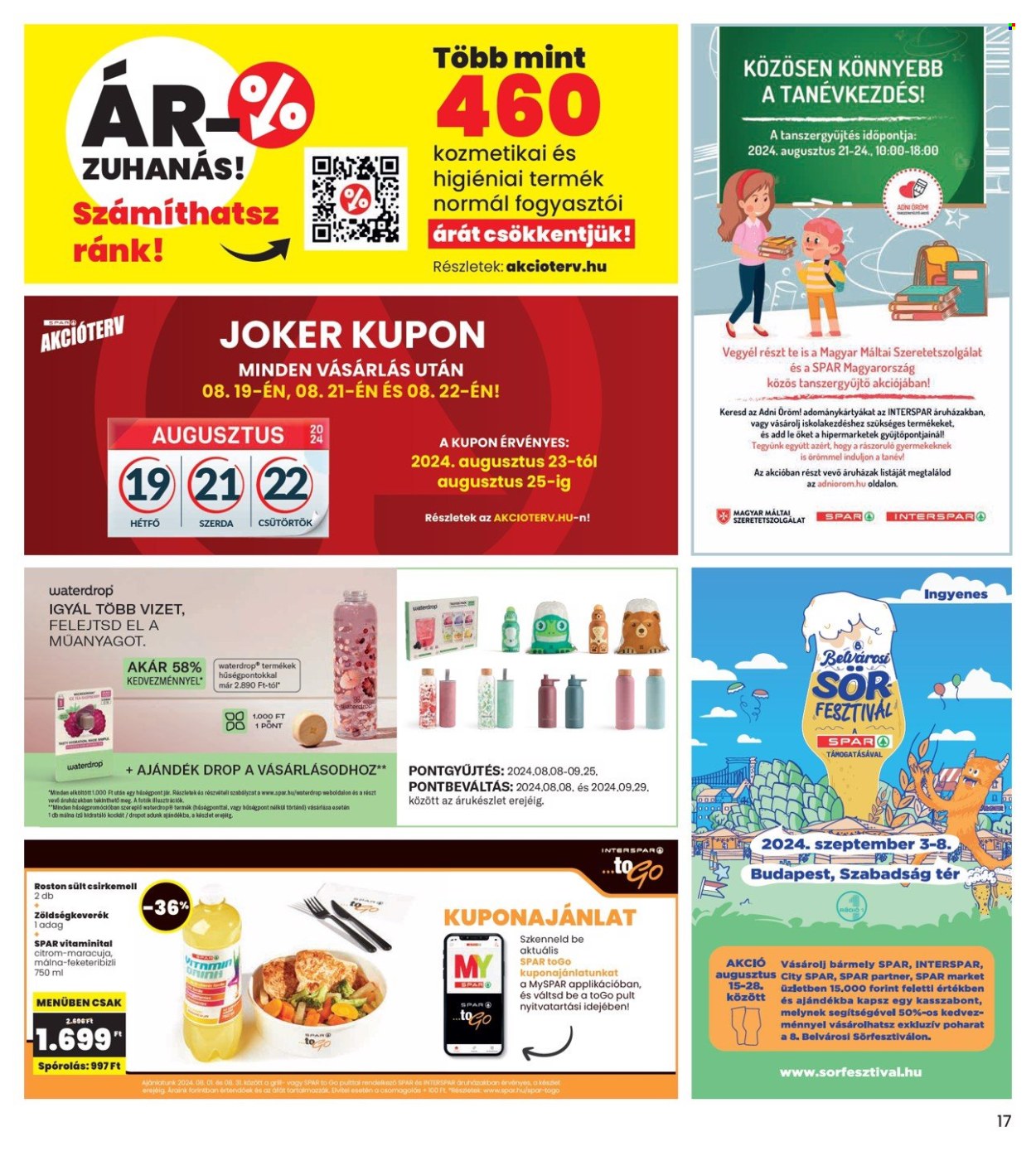 INTERSPAR akciós újságok - 2024.08.15 - 2024.08.21. Oldal 18