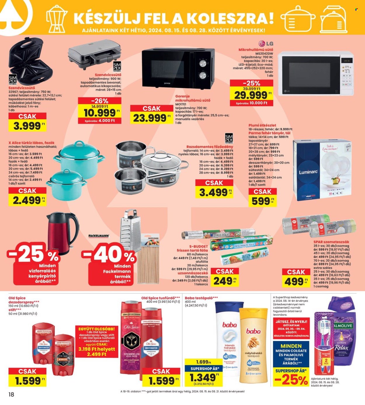 INTERSPAR akciós újságok - 2024.08.15 - 2024.08.21. Oldal 19