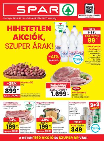 Újság SPAR - 2024.08.15 - 2024.08.21.