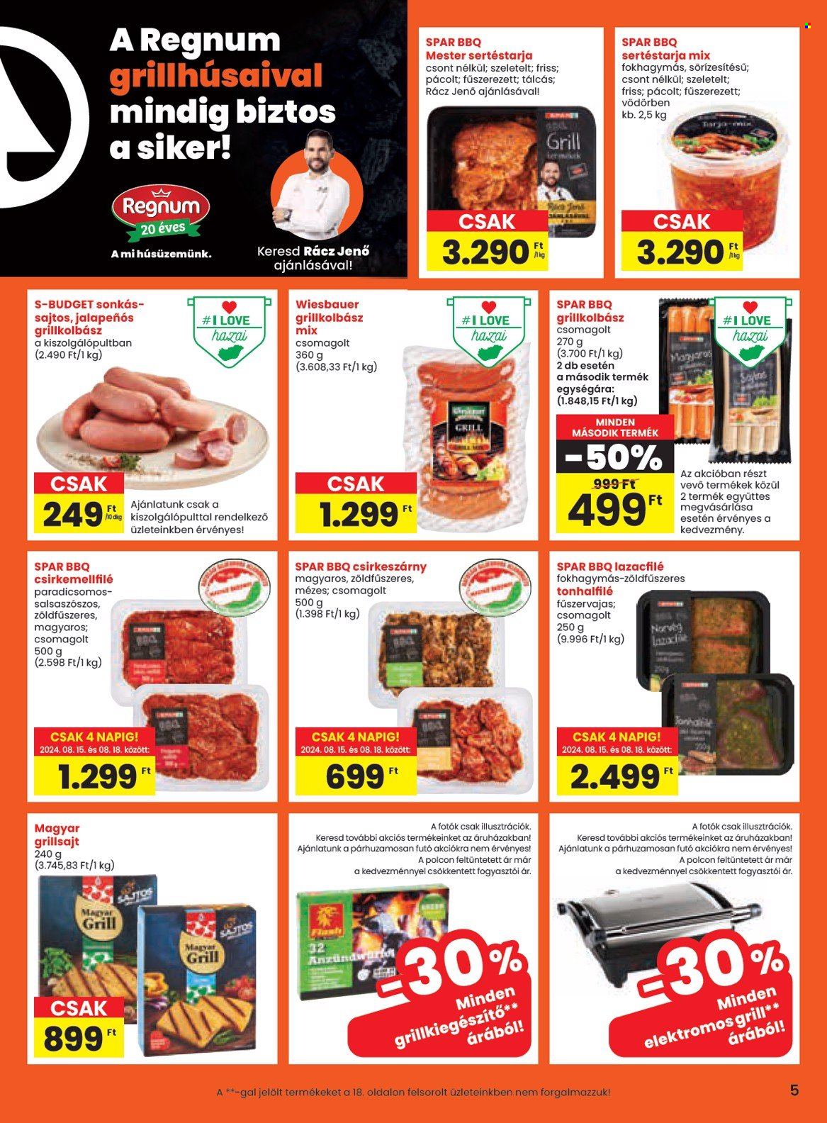 SPAR akciós újságok - 2024.08.15 - 2024.08.21. Oldal 5