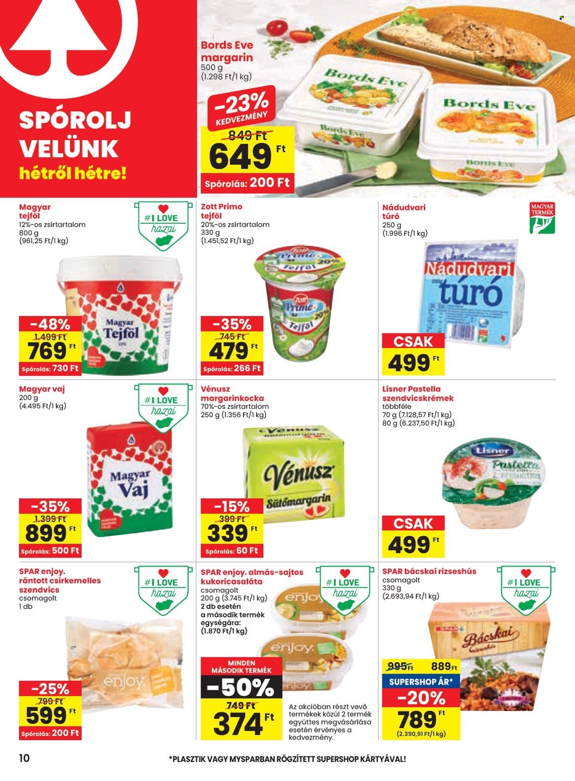 SPAR akciós újságok - 2024.08.15 - 2024.08.21. Oldal 10
