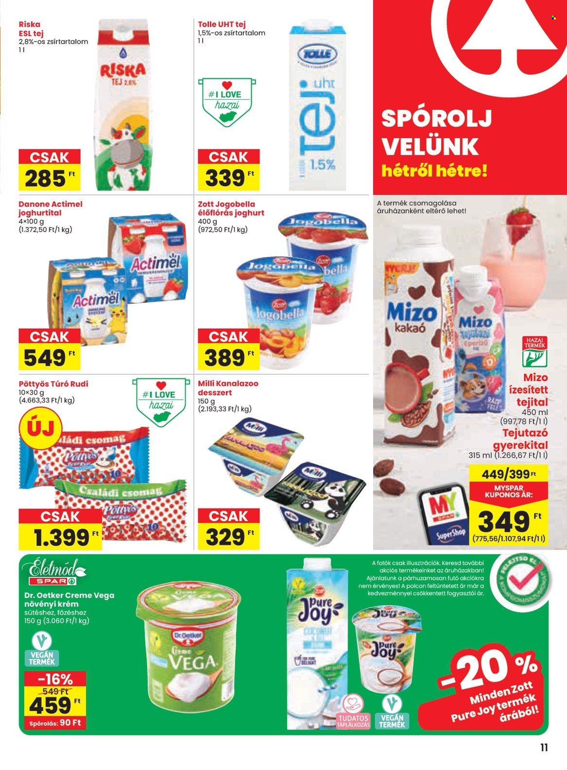 SPAR akciós újságok - 2024.08.15 - 2024.08.21. Oldal 11