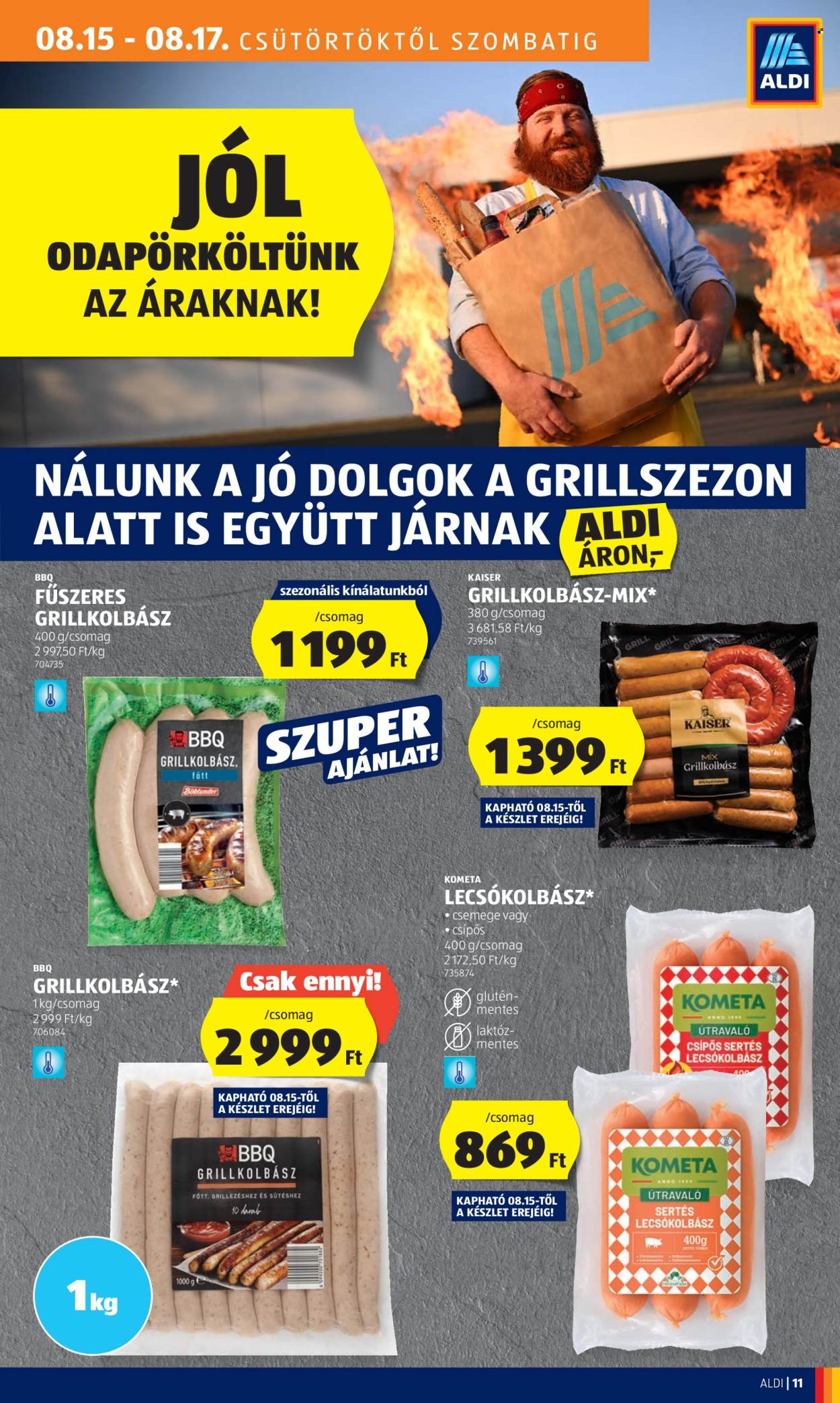 Aldi akciós újságok - 2024.08.15 - 2024.08.21. Oldal 15