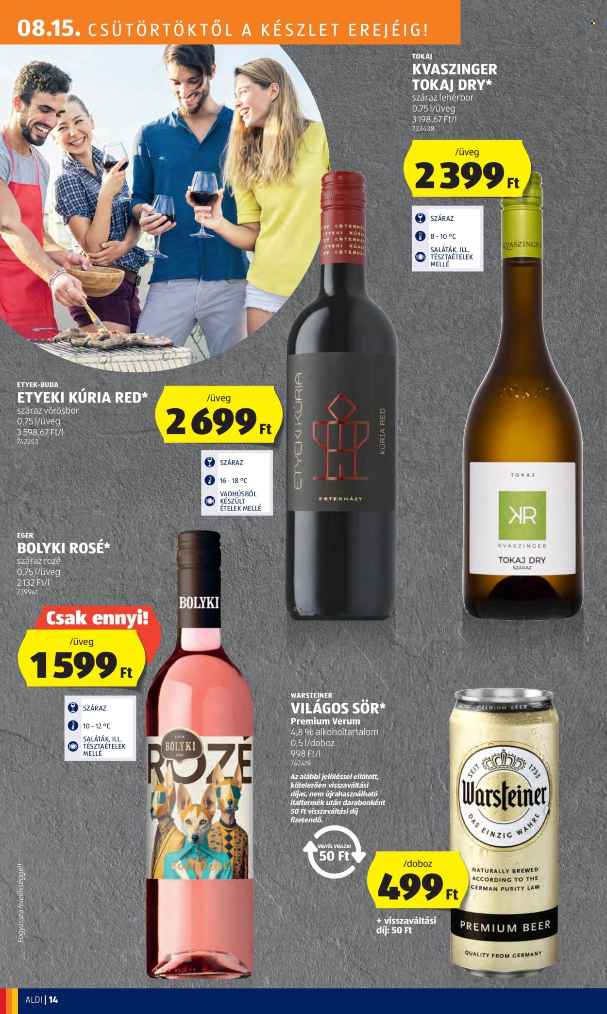 Aldi akciós újságok - 2024.08.15 - 2024.08.21. Oldal 18