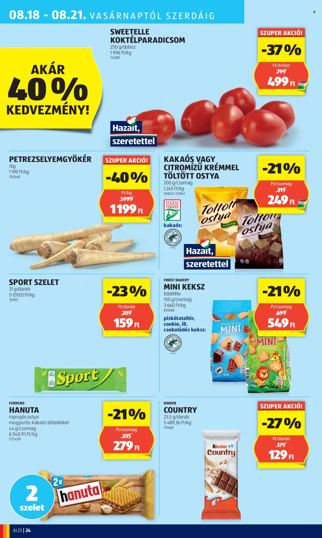 Aldi akciós újságok - 2024.08.15 - 2024.08.21. Oldal 30