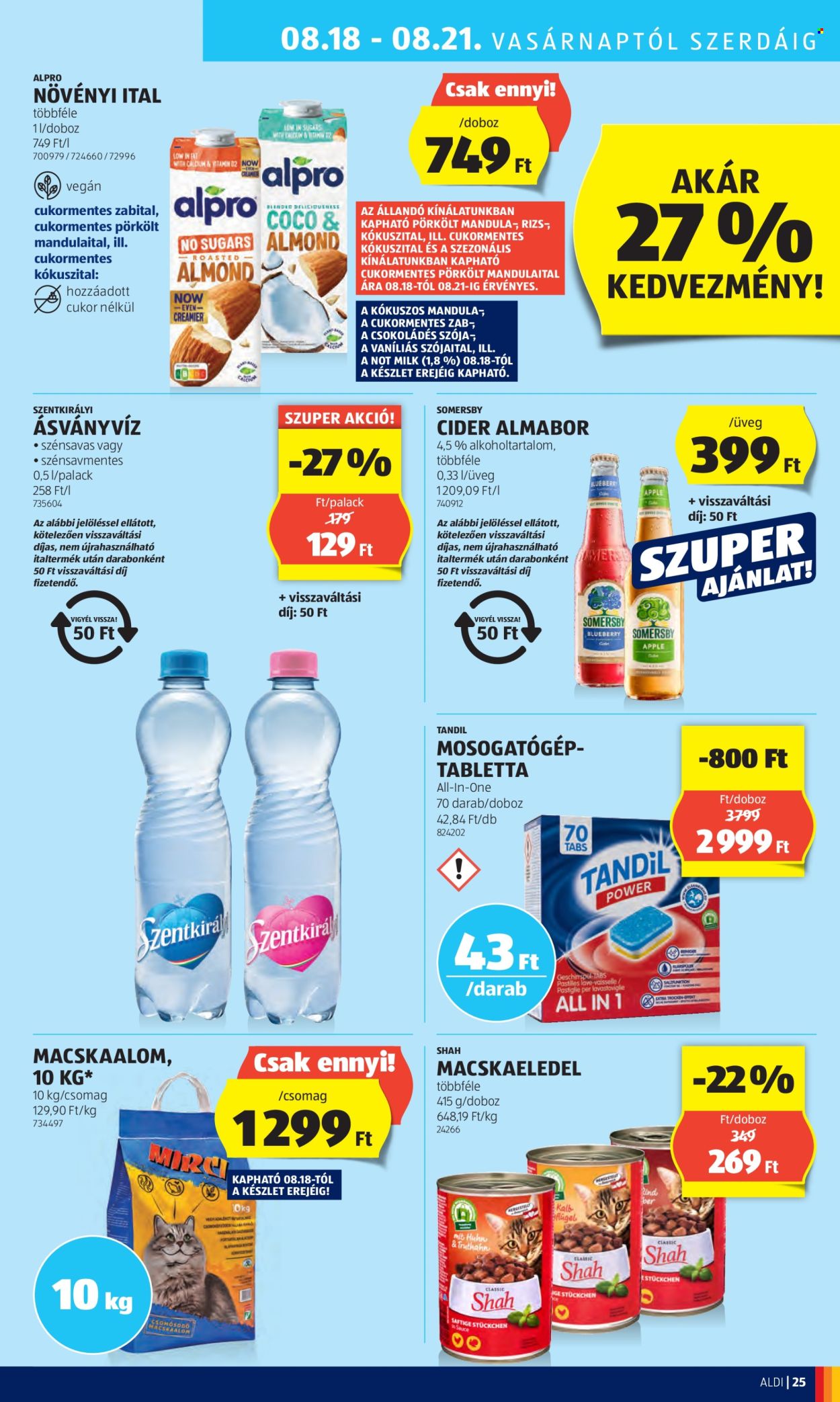 Aldi akciós újságok - 2024.08.15 - 2024.08.21. Oldal 31