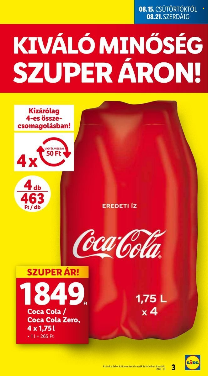 Lidl akciós újságok - 2024.08.15 - 2024.08.21. Oldal 3