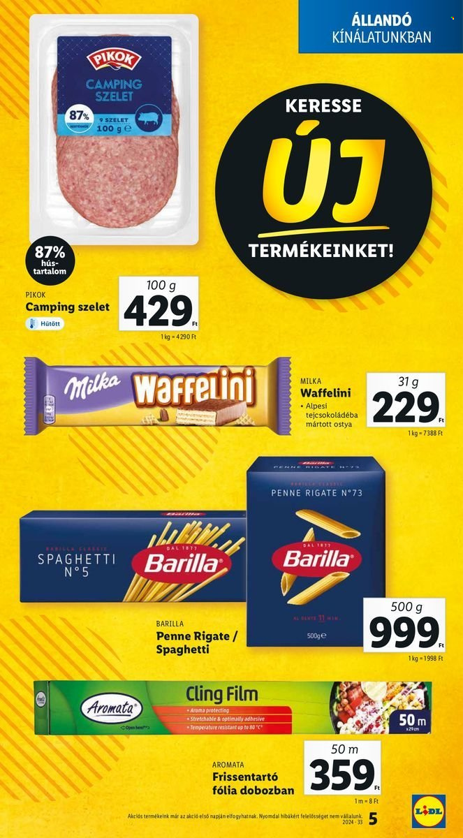 Lidl akciós újságok - 2024.08.15 - 2024.08.21. Oldal 5