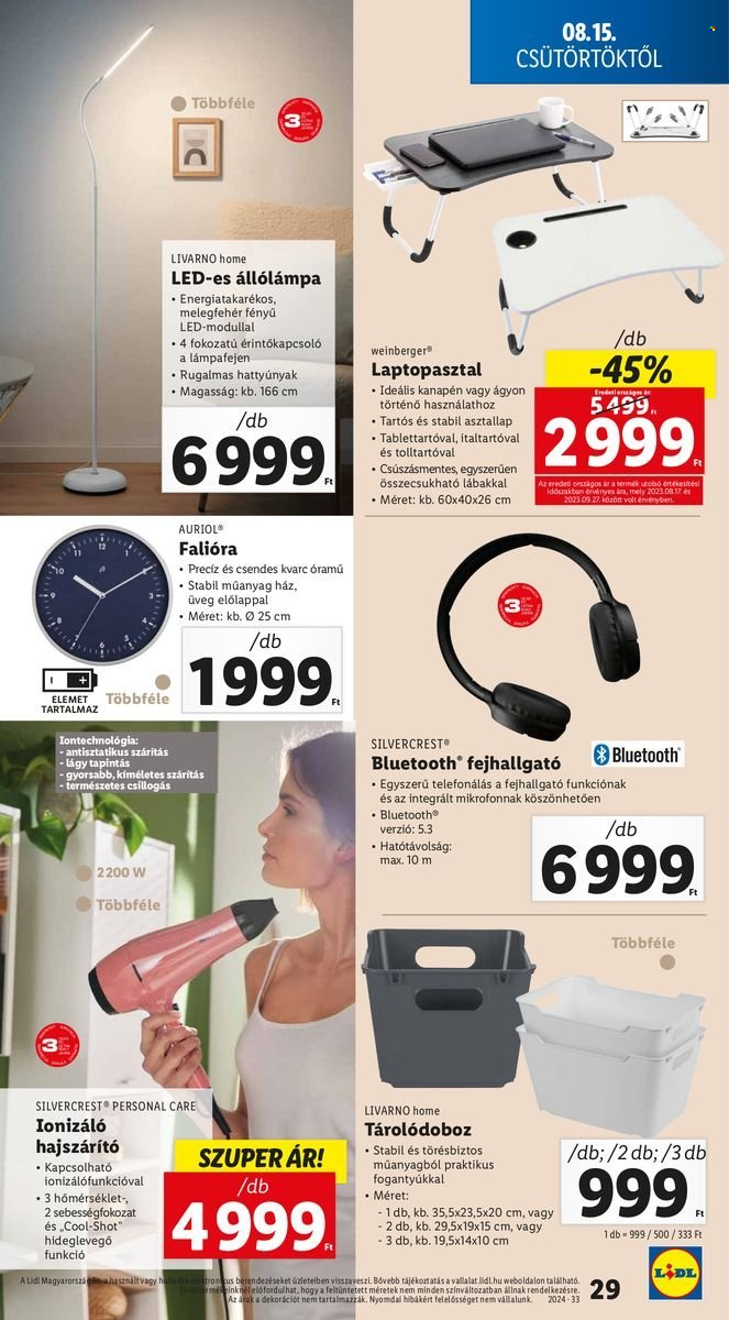 Lidl akciós újságok - 2024.08.15 - 2024.08.21. Oldal 29
