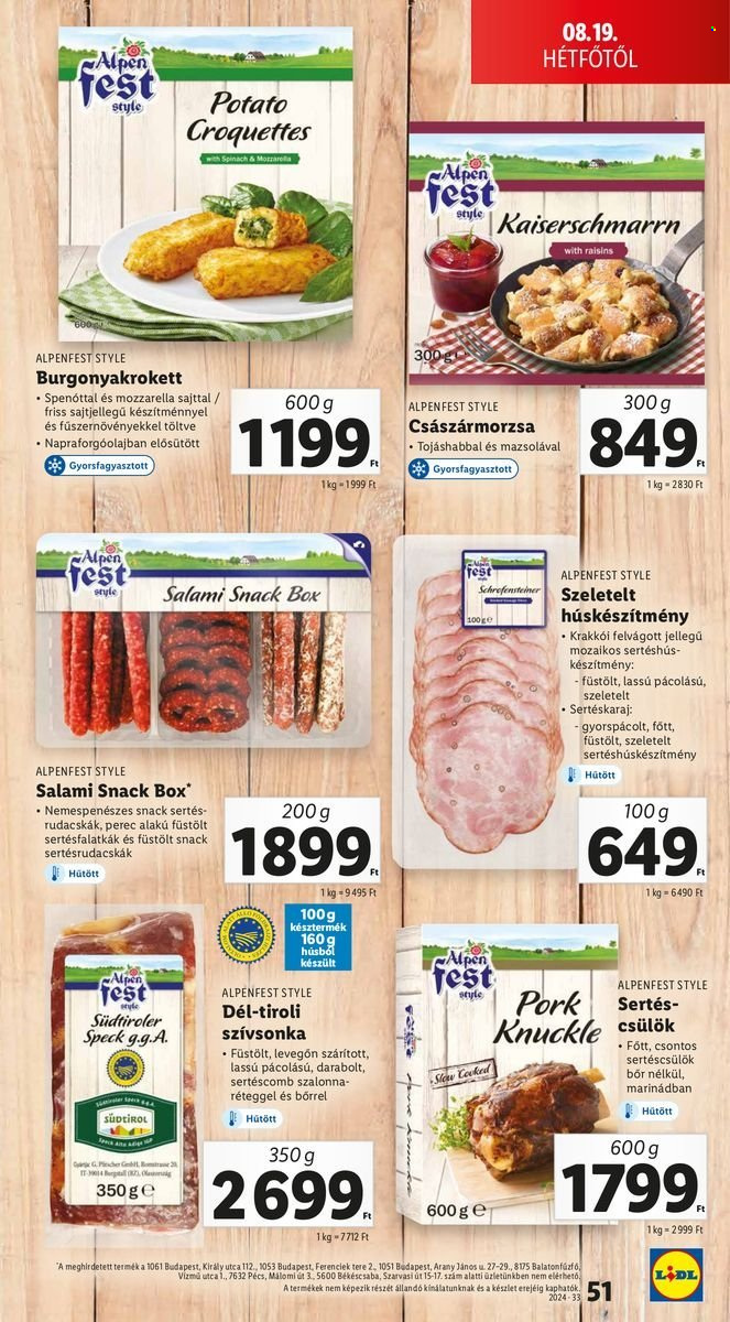 Lidl akciós újságok - 2024.08.15 - 2024.08.21. Oldal 51