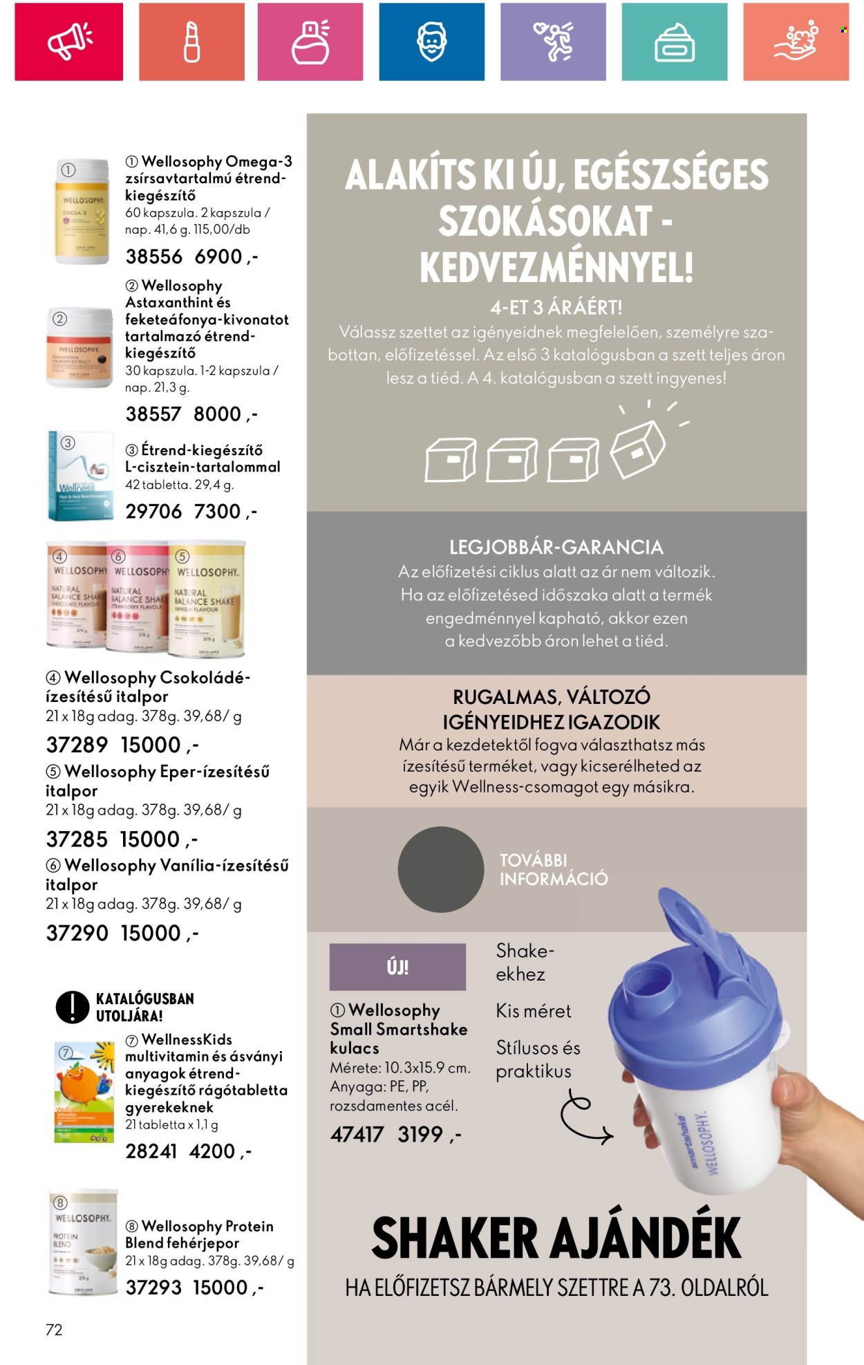 Oriflame akciós újságok - 2024.07.31 - 2024.08.19. Oldal 72