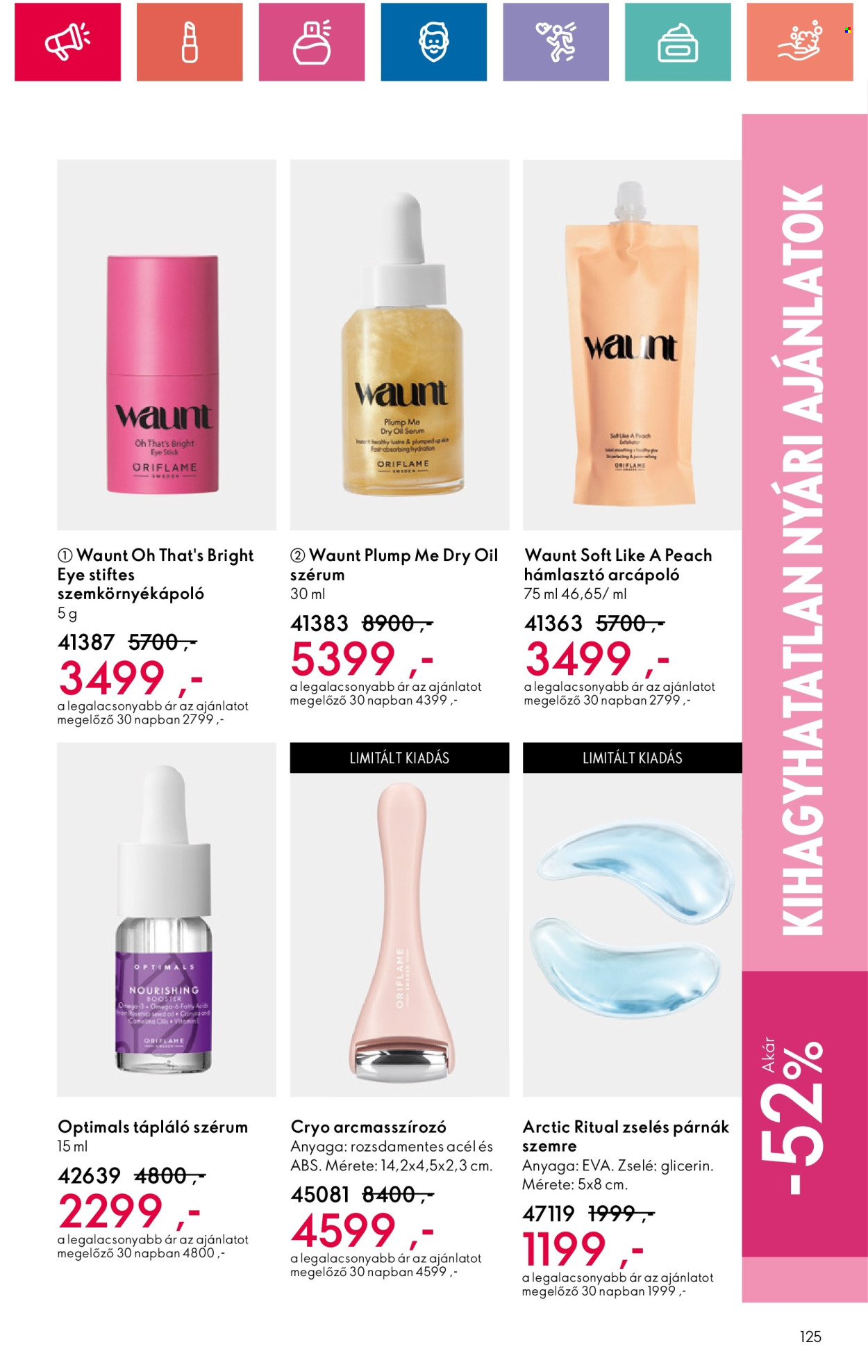 Oriflame akciós újságok - 2024.07.31 - 2024.08.19. Oldal 125